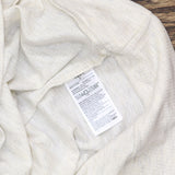 Gap Body Womens Ribbed Short-Sleeve Pajama Sleep Shirt Oatmeal Brown L