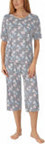 Disney Womens 2 Piece Capri Pajama Set 1683548