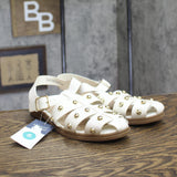Universal Thread Womens Winnie Studded Fisherman Sandals White / Gold 8M