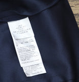 Calvin Klein Womens Stretch Crepe Zip Front Jacket 44C442G Dark Sapphire Blue S