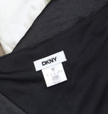 DKNY Womens Satin Colorblocked Slip Dress DD4K6D69 Black / Cloud / Eggshell 14