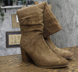 Universal Thread Womens Faux Suede Junie Tall Boots 90975015 Taupe Brown 8.5M