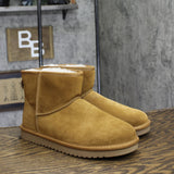 Koolaburra By Ugg Mini II Faux Fur Lined Ankle Boots 1114851 Chestnut Brown 8M