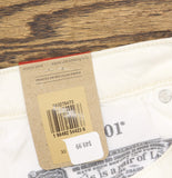 Levis Womens 501 Original Shorts Button Fly Jean Jorts Disco Nights White 30