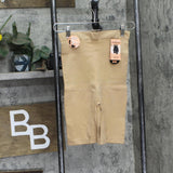 Shapermint Womens High-Waisted Shapewear Tummy Control Shorts Sand Brown 3XL