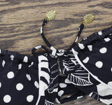 Bleu Rod Beattie Double Trouble Tall Triangle Swim Bikini Top Black / White 14