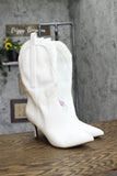 Wild Fable Womens Bryce Heeled Western Cowboy Boots 92229987 White 9.5M