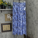 Ny Collection Womens Petite Ring Faux Belt A Line Maxi Skirt PITK0111