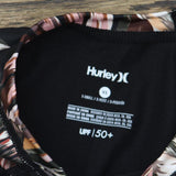 Hurley Womens UPF 50+ Long Sleeve Pull Over Rash Guard Shirt HSR1014