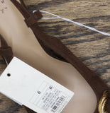 A New Day Womens Tabitha Oversized Chain Sling Back Heels 94305243 Brown 6M