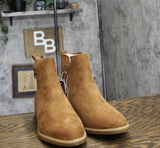 Universal Thread Womens Brenna Ankle Boots with Memory Foam Insole Tan Brown 10M