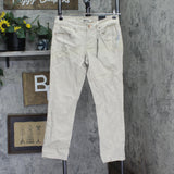 Dollhouse Juniors Ripped Colored Wash Cropped Skinny Jeans Beige Brown 9