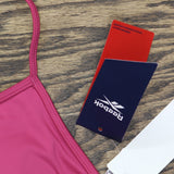 Reebok Womens Padded Workout Ready Sports Bra HI6919 Pink / White 2XL