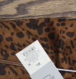 A New Day Toe Mid-Calf Cone Heel Boots Animal Print Leopard Brown Multi 8.5M
