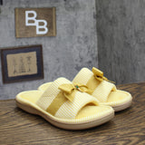 Isotoner Womens Charm Pineapple Fruit Slide Slippers F9881 Yellow L (8.5-9)
