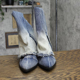 Wild Fable Women's Calista Boots with Memory Foam Insole 89258359 Blue Denim 8M