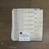 Great Bay Home Entry Runner Accent Non-Slip Rug Distressed Moroccan Grey 2' x 3'