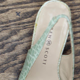 Karen Scott Womens Slingback Stilleto Heels 1673eb8441e7c3 Mint Green 6M