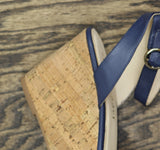 Jack Rogers Dumont Woven Rope Wedge Sandal 112241WG09 Midnight Blue 11M