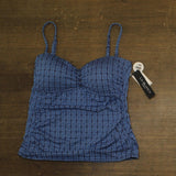 La Blanca Charmed Coast Tankini Swimsuit Top LB5SB86 Chambray Blue 14
