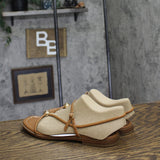 Tommy Hilfiger Womens Taras Strappy Flats Sandals Medium Natural Brown 7.5M