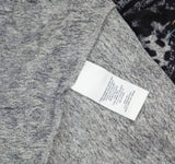 Ruby Rd. Womens Mixed Animal Print Top Gray Multi S