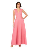 Aidan Mattox by Adrianna Papell Jacquard Ball Gown Dress Summer Rose Pink 16