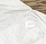 Almost Famous Juniors Sleeveless Utility Tunic Shirt top White L