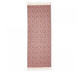 Kate Spade New York Womens Wild Roses Tassle Rectangle Oblong Scarf Pink OS