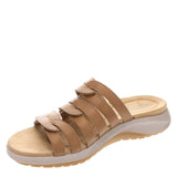 Clarks Collection Womens Maelynn Abby Flat Sandals 26187072 Tan Brown 7W