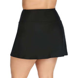 Island Escape Womens Skirt High-Waist Swim Bottom 770068 Black 20W