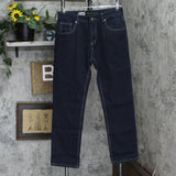 Denim Culture Mens Slim Straight Leg Jeans 167057db53177a Dark Blue 34x32