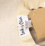 Lack Of Color Linen Wide Brim Summer Bucket Hat SUMBUCPEBL Pebble Brown M/L