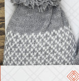 Isotoner Womens Gloves and Beanie Gift Set 30736 Heather Gray