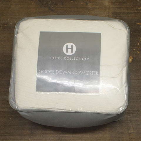 Hotel Collection European Goose Down Medium Weight Comforter HWGDKM06 White King