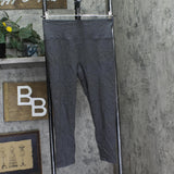 Style & Co Knit Stretch Yoga Tummy-Control Leggings Charcoal Heather Gray M