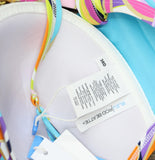 Bleu Rod Beattie Cup Size Convertible Underwire Bikini Swim Top White Multi 36D