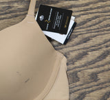 Wacoal Womens Shape Revelation Shallow Top Contour Underwire Bra Beige Brown 32C