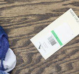 Calvin Klein Jeans Womens Printed Halter Top Blue Multi L