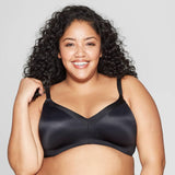 Auden Women's Plus Size Wirefree Bra 79335617 Black 46D