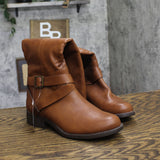 Style & Co. Womens Margoo Riding Boots Faux Leather 10021524100 Acorn Brown 6.5M