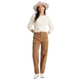 Universal Thread Womens High-Rise Curved Leg Chino Pants 91008177 Tan Brown 14