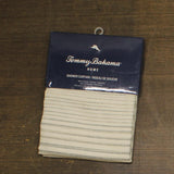 Tommy Bahama Shower Curtain Hook Holes Bathroom Beige Brown 72 in. x 72 in.