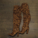 Journee Collection Tru Foam Extra Wide Calf Pascale Boot Leopard Brown 7M-XWC