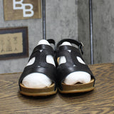 Propét Women's Phlox Sandals WSX123L Black Leather 8.5 X-Wide