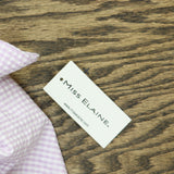 Miss Elaine Womens Robe, Pockets and Zipper Nightgown Lilac / White Check M