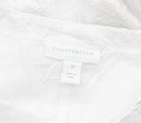 Charter Club Women's Cotton Eyelet Flounce Wrap Dress 100093988MS White 12
