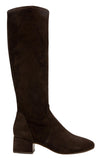 Gentle Souls By Kenneth Cole Boots with Side Zip Chocolate Suede Brown 7.5M