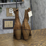 Universal Thread Womens Kinley Ankle Boots 88225769 Cognac Brown 6M