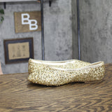 A New Day Womens Sammie Shoes Sequin Ballet Flats 94685487 Gold Yellow 8M